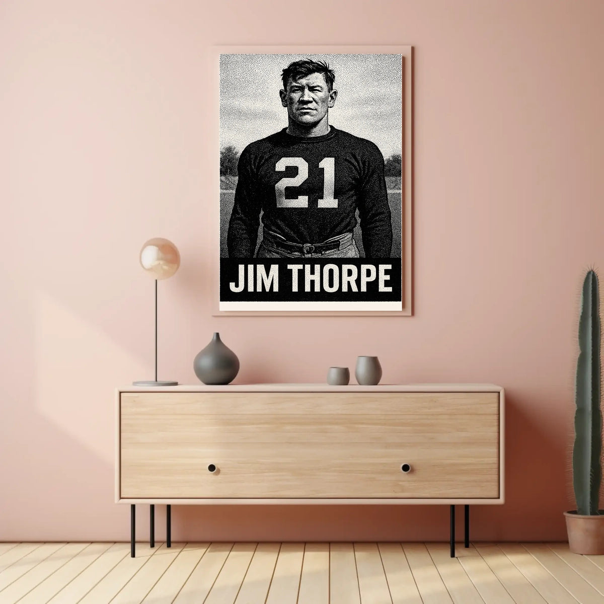 Jim Thorpe Legendary Athlete Poster
