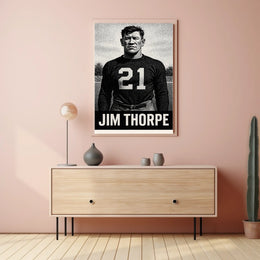 Jim Thorpe Legendary Athlete Poster