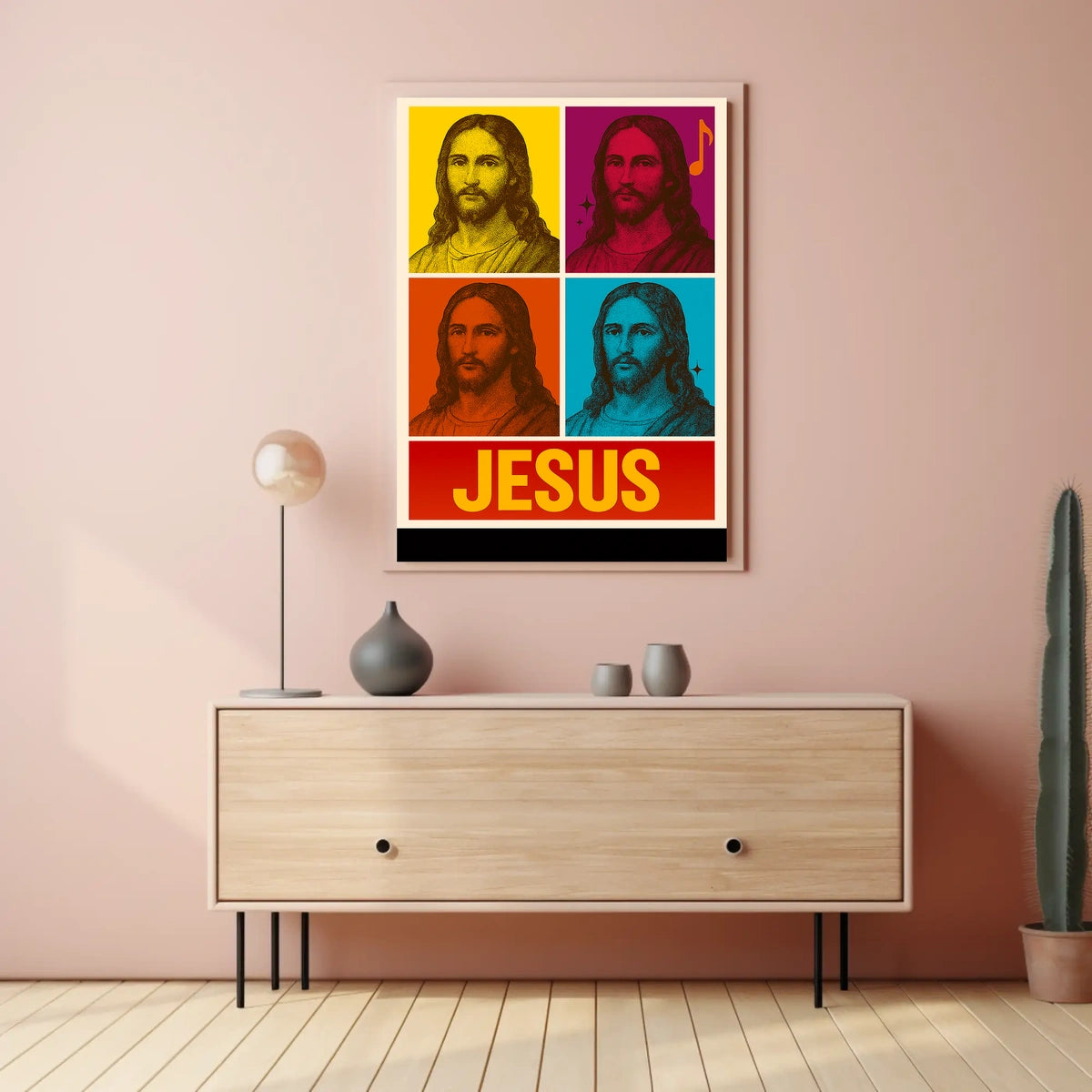 Jesus Pop Art Poster