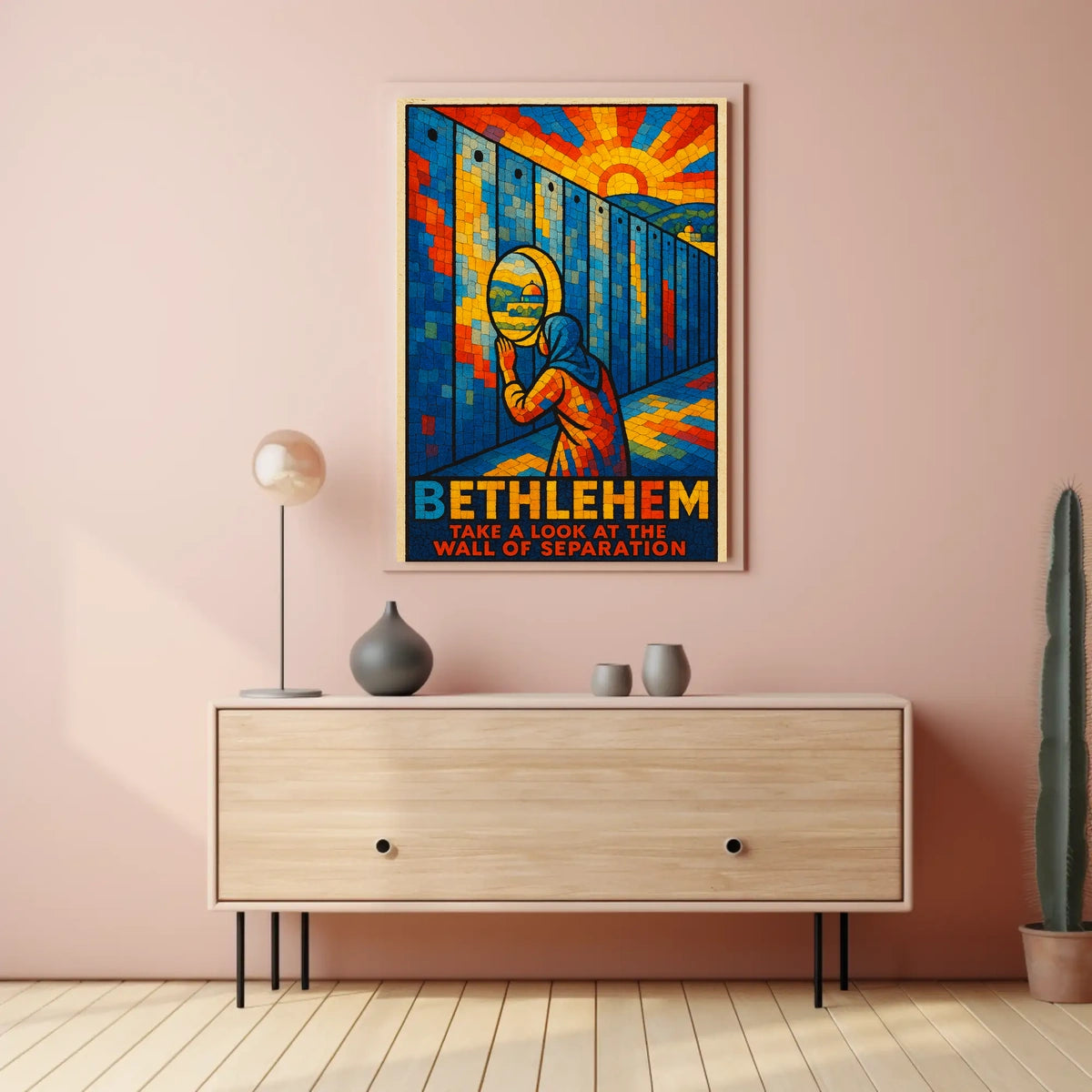 Bethlehem Wall Of Separation Poster