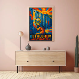 Bethlehem Wall Of Separation Poster