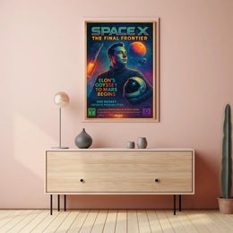 SpaceX – The Final Frontier Poster PosterGoat