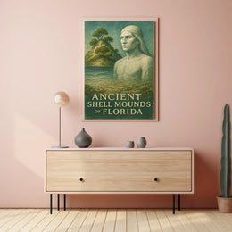 Ancient Shell Mounds Of Florida Poster