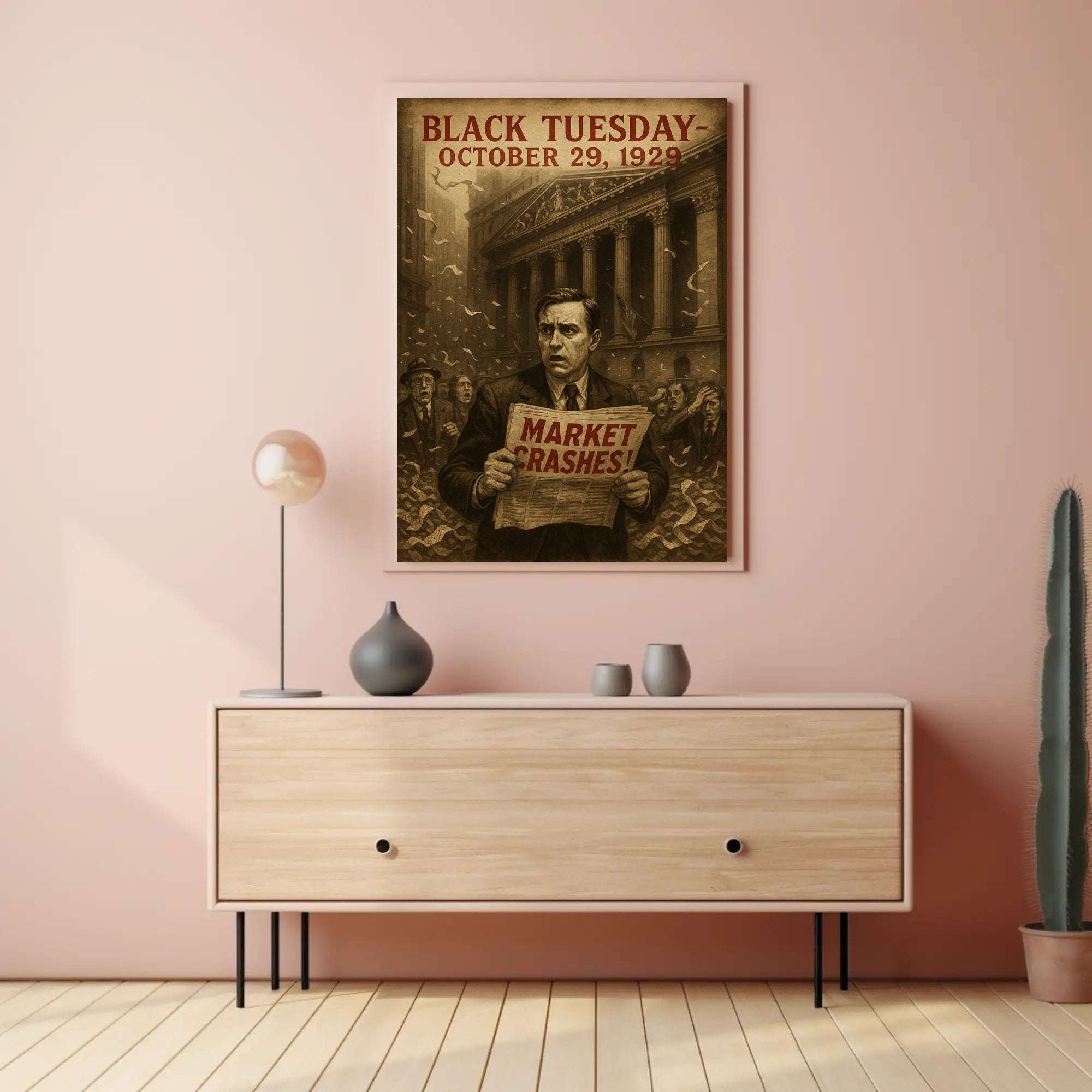 Black Tuesday Wall Art Historical or Presidential Poster