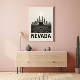 Nevada Urban Meets Desert Poster