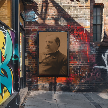 Grover Cleveland 22nd President Sepia Photo