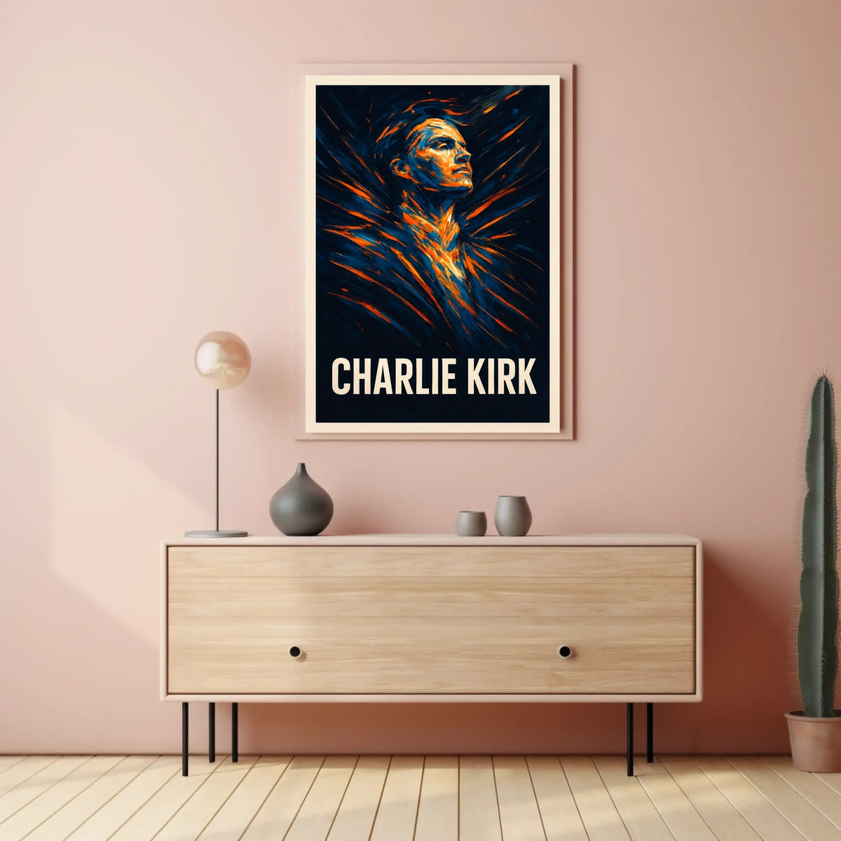 Charlie Kirk Visionary Portrait Poster