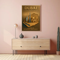 Dubai A Land of Modern Heritage Poster