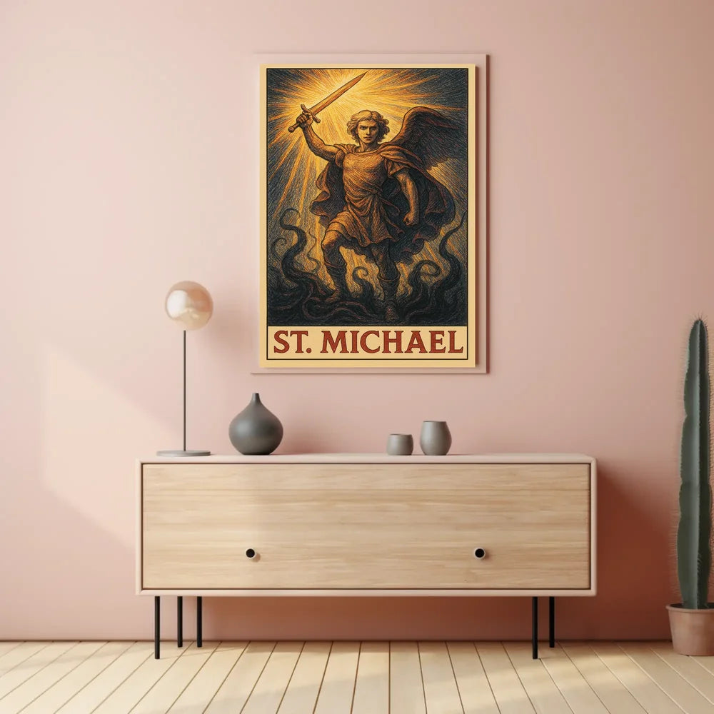 Abstract Urban Landscape Stylized Poster