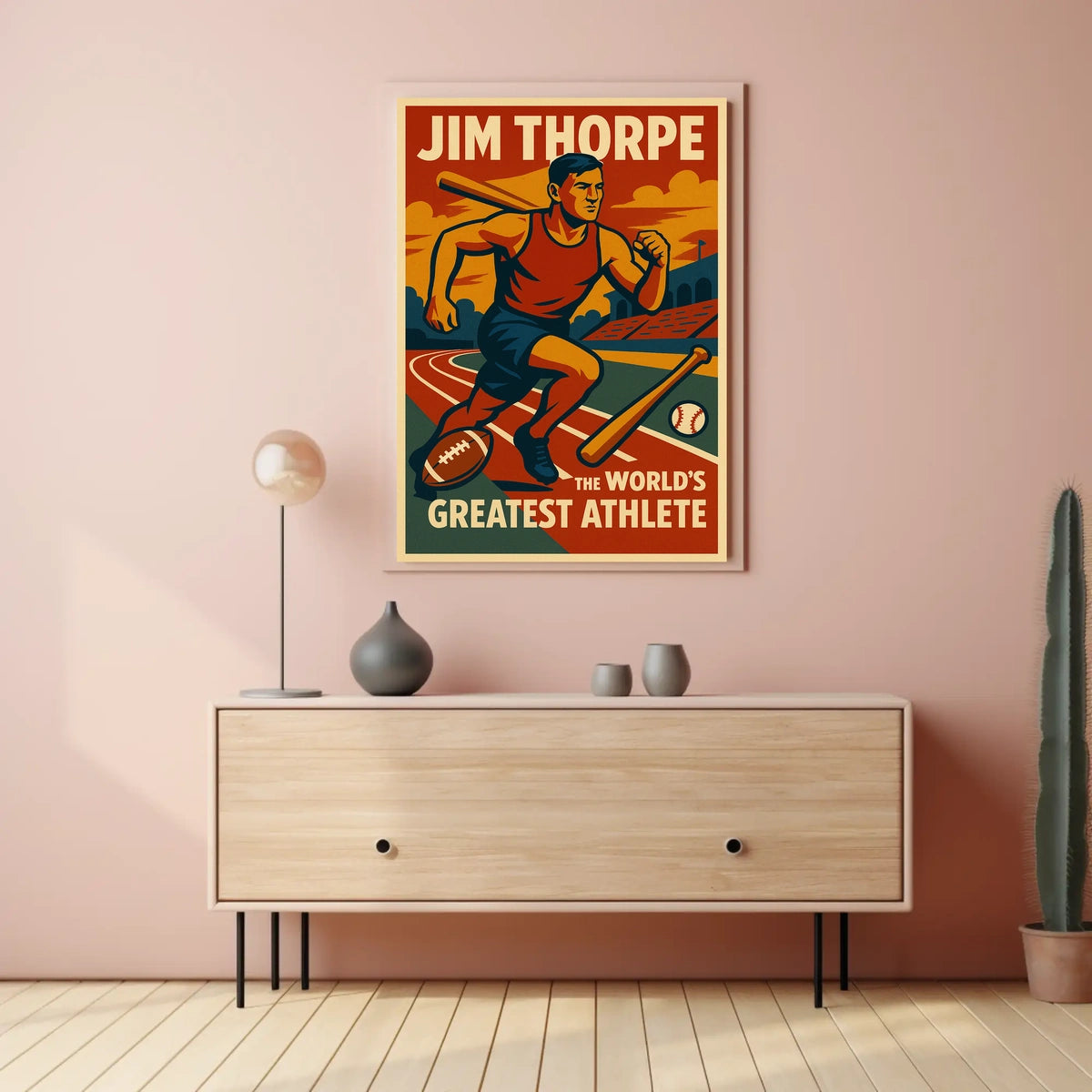 Jim Thorpe Legendary Athlete Jim Thorpe Poster