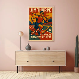 Jim Thorpe Legendary Athlete Jim Thorpe Poster