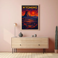 Wyoming Landscape Poster