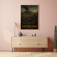 Aniakchak Volcano Alaska Poster