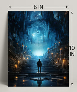 Journey To The Cosmic Abyss Poster