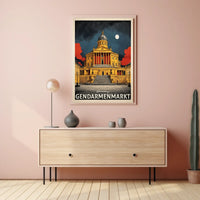 Gendarmenmarkt at Night Poster
