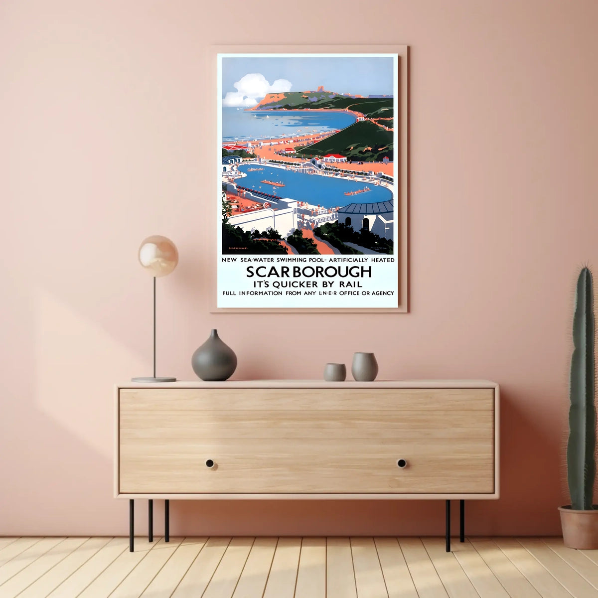 Scarborough Seaside Promotion Poster