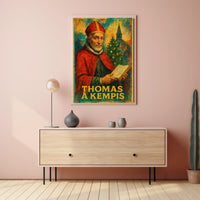 Historic Clergy Christmas Scene: Cultural or Heritage Poster