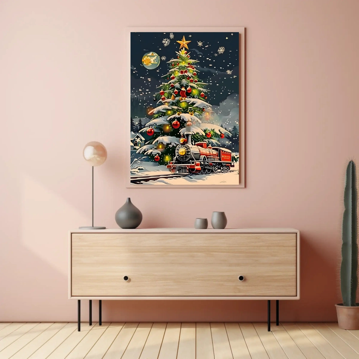Christmas Train Wonderland Poster