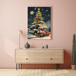 Christmas Train Wonderland Poster
