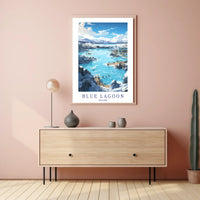 Blue Lagoon Iceland Poster