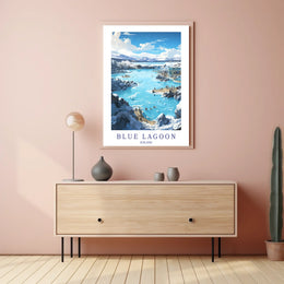 Blue Lagoon Iceland Poster