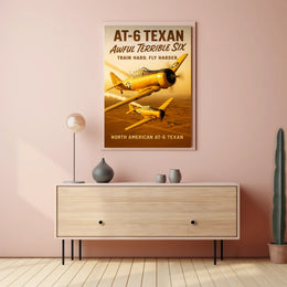 North American AT-6 Texan Poster