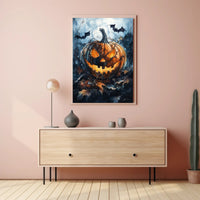 Haunted Pumpkin Poster