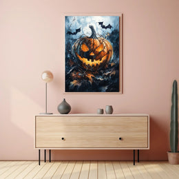 Haunted Pumpkin Poster