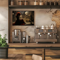 Fantastical Cosmic Landscape with Celestial Artistry Fantasy Poster
