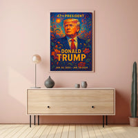 Donald Trump 47th President Patriotic Realism Poster