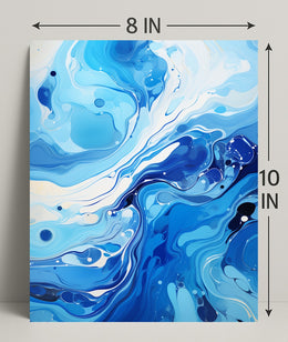 Oceanic Whirl Poster