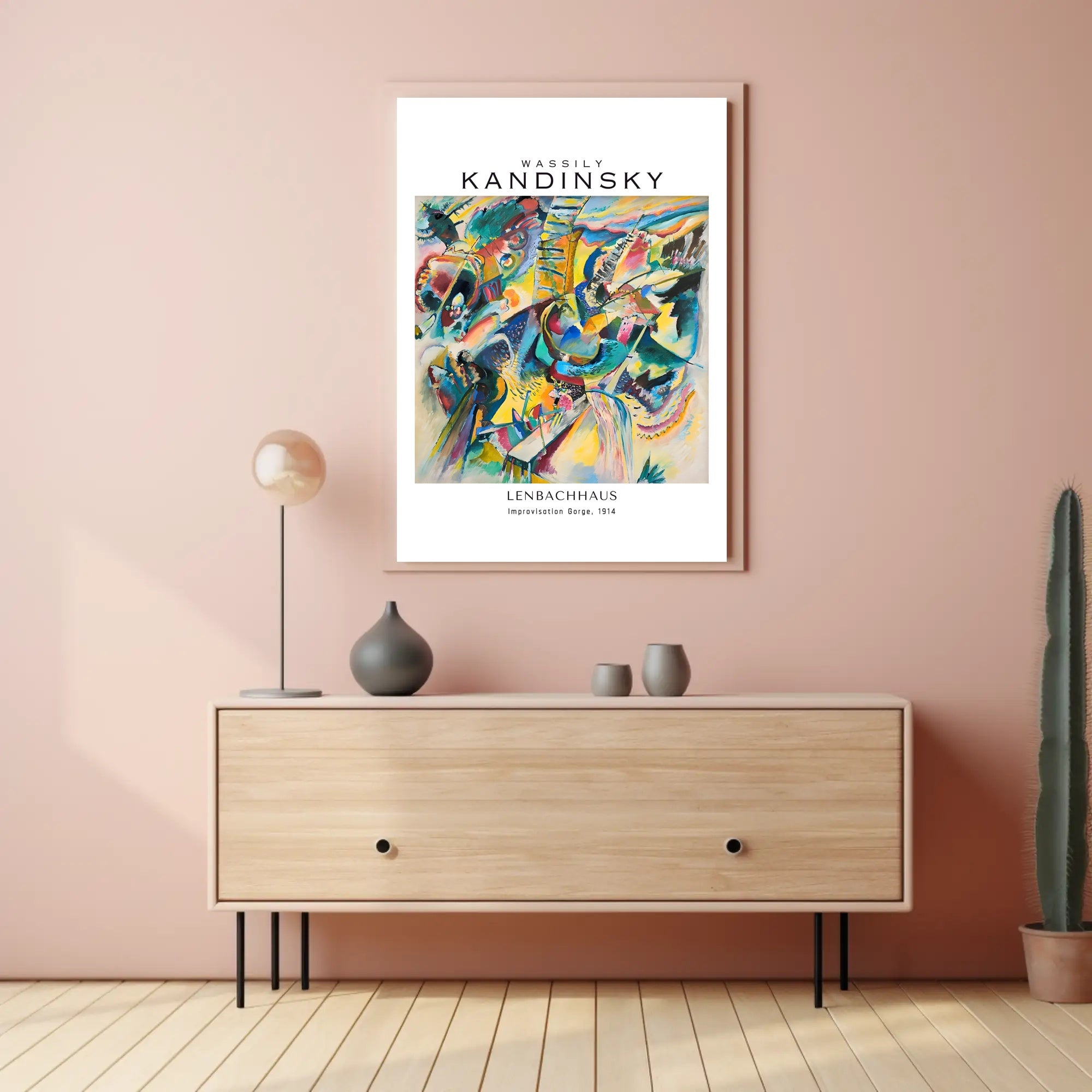 Wassily Kandinsky Improvisation Gorge 1914 Poster