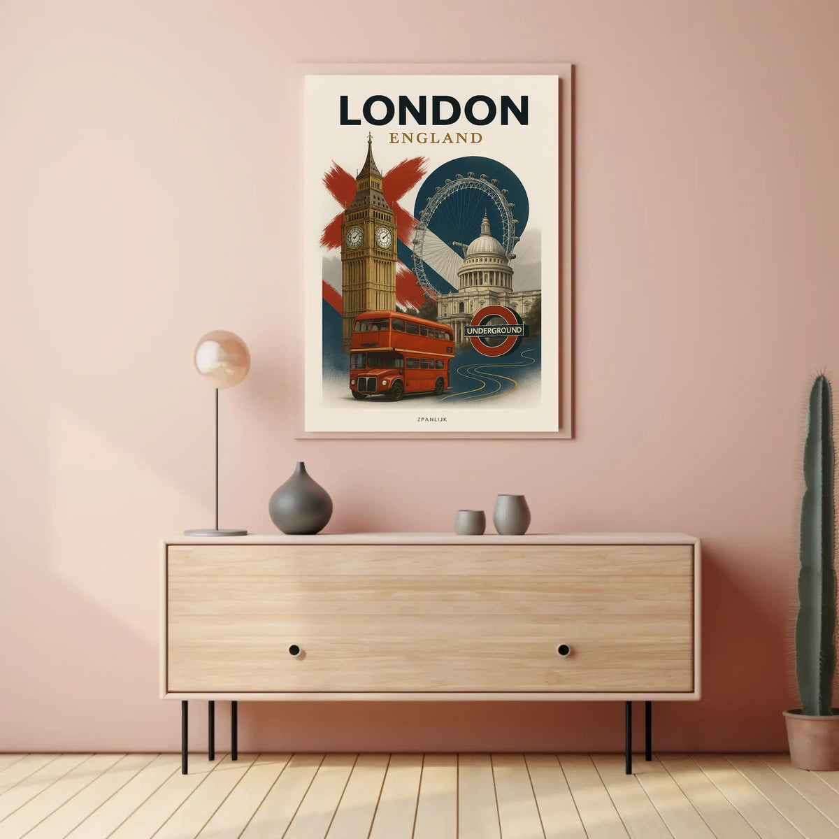London Landmarks Poster