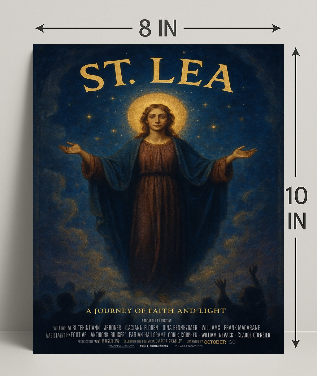 St. Lea A Journey Of Faith And Light Poster