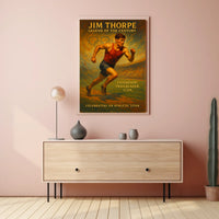 Jim Thorpe Legendary Athlete Poster