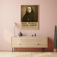 Saint Frances Xavier Cabrini Poster