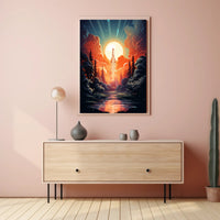 Celestial Launch Poster