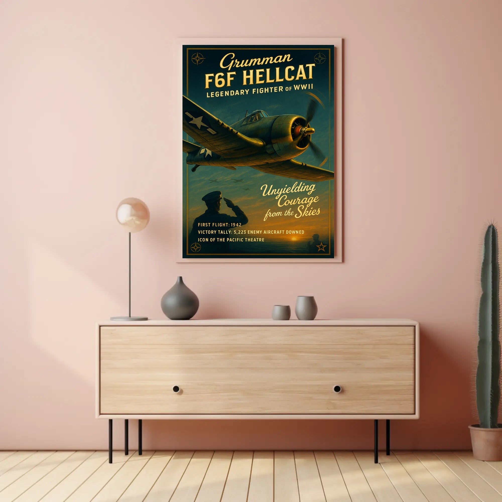 Grumman F6F Hellcat: Legendary Fighter of WWII Poster