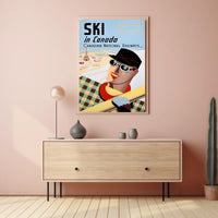 Ski In Canada Canadian National Poster