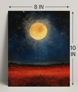 Celestial Nightscape Poster