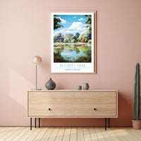 Regent's Park Tranquility Travel Poster