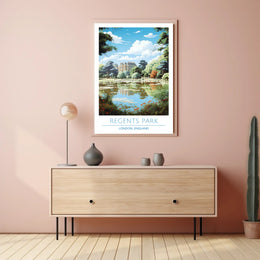 Regent's Park Tranquility Travel Poster