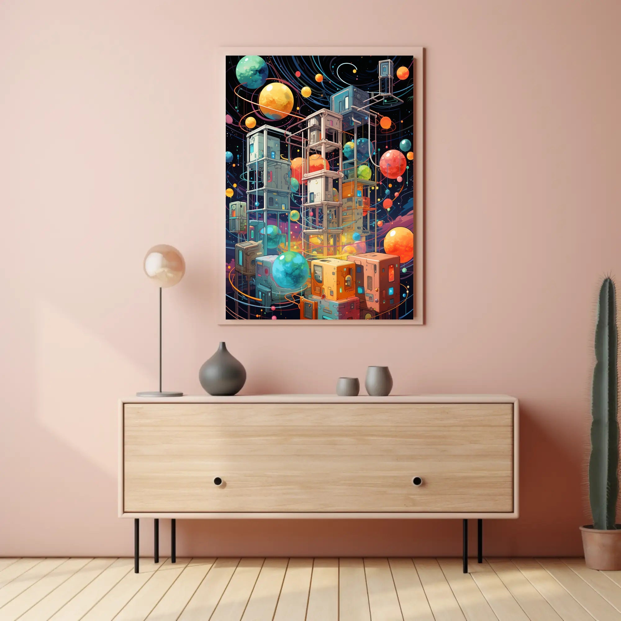 Cosmic Architecture Poster PosterGoat
