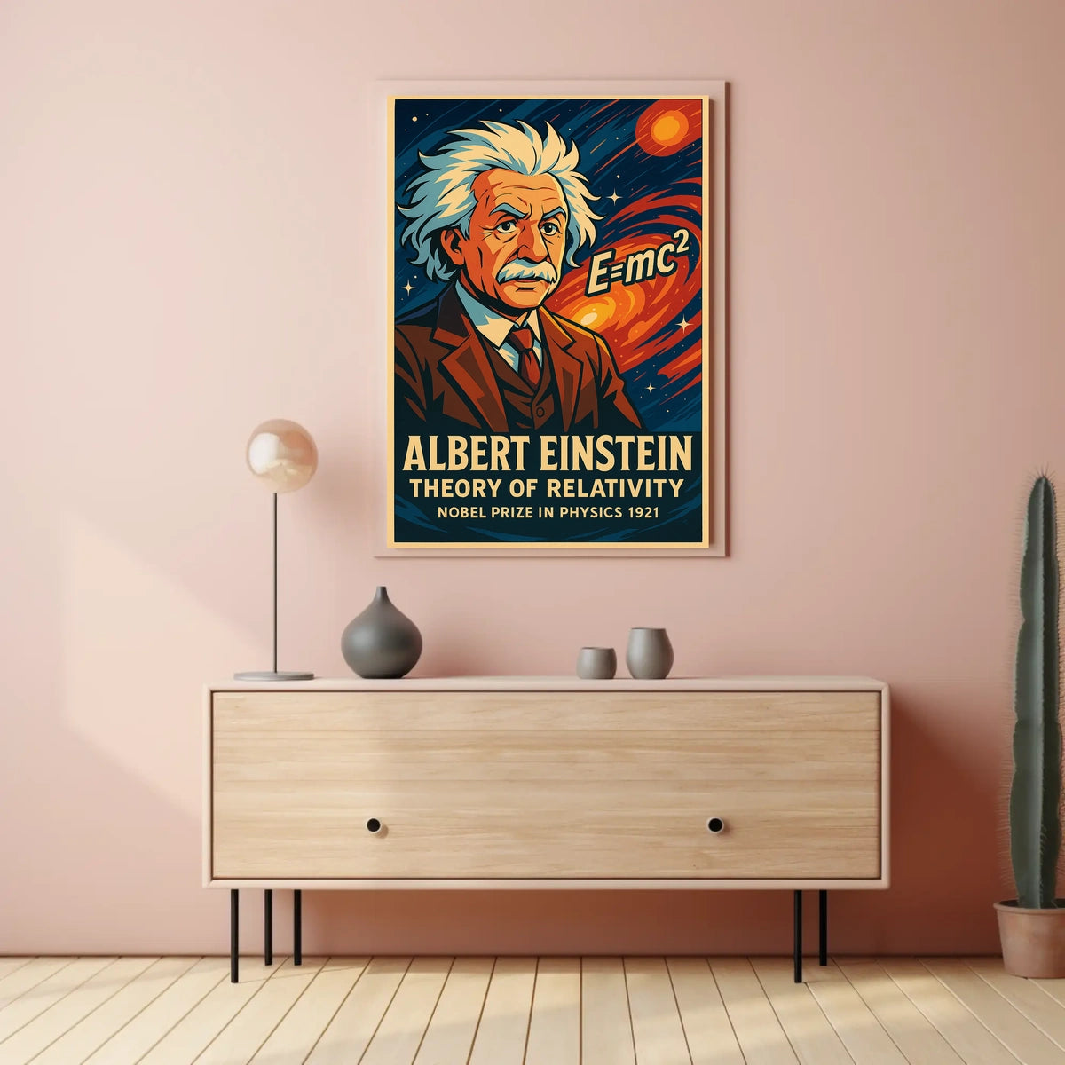 Albert Einstein Theory Of Relativity Poster