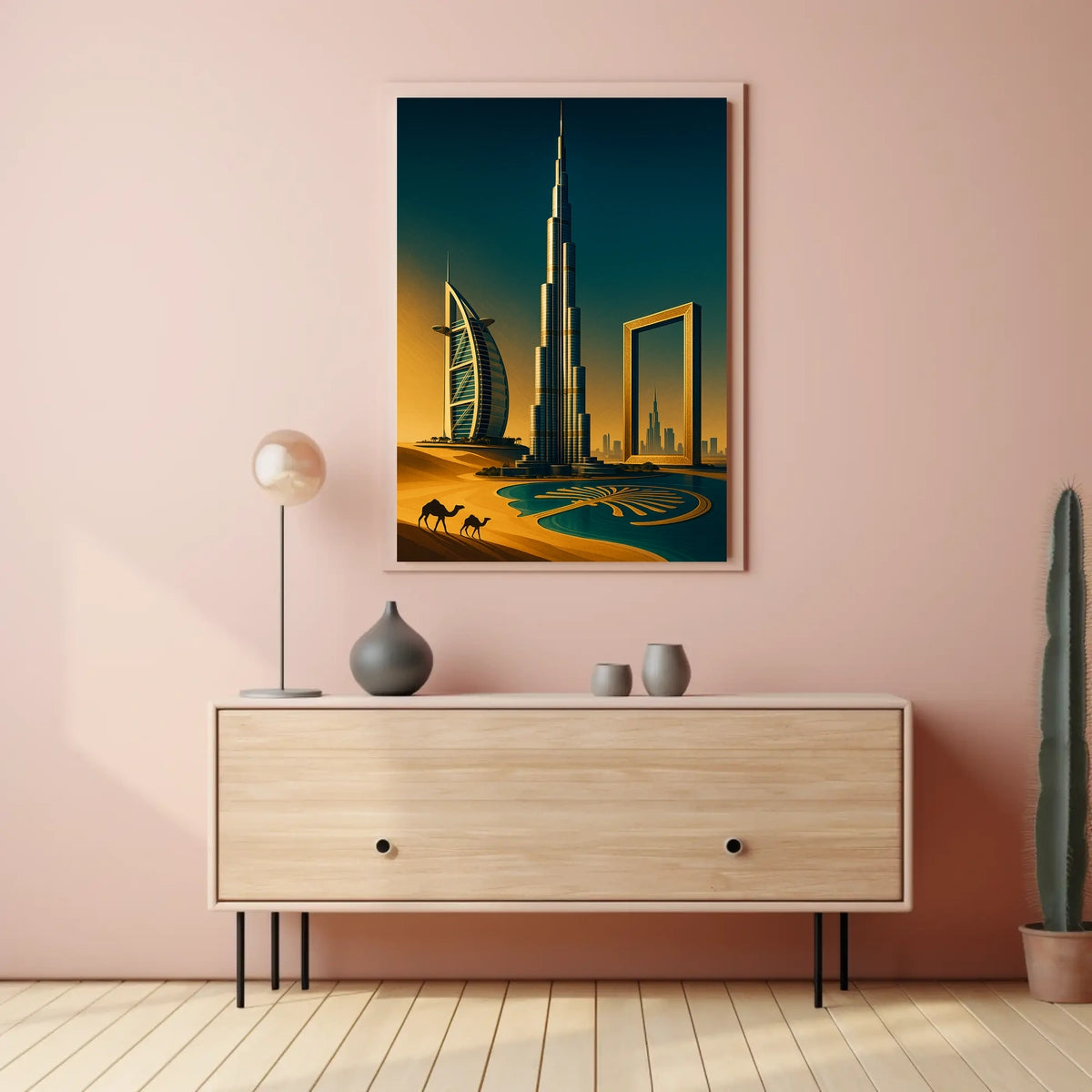 Architectural Wonders Of Dubai Poster