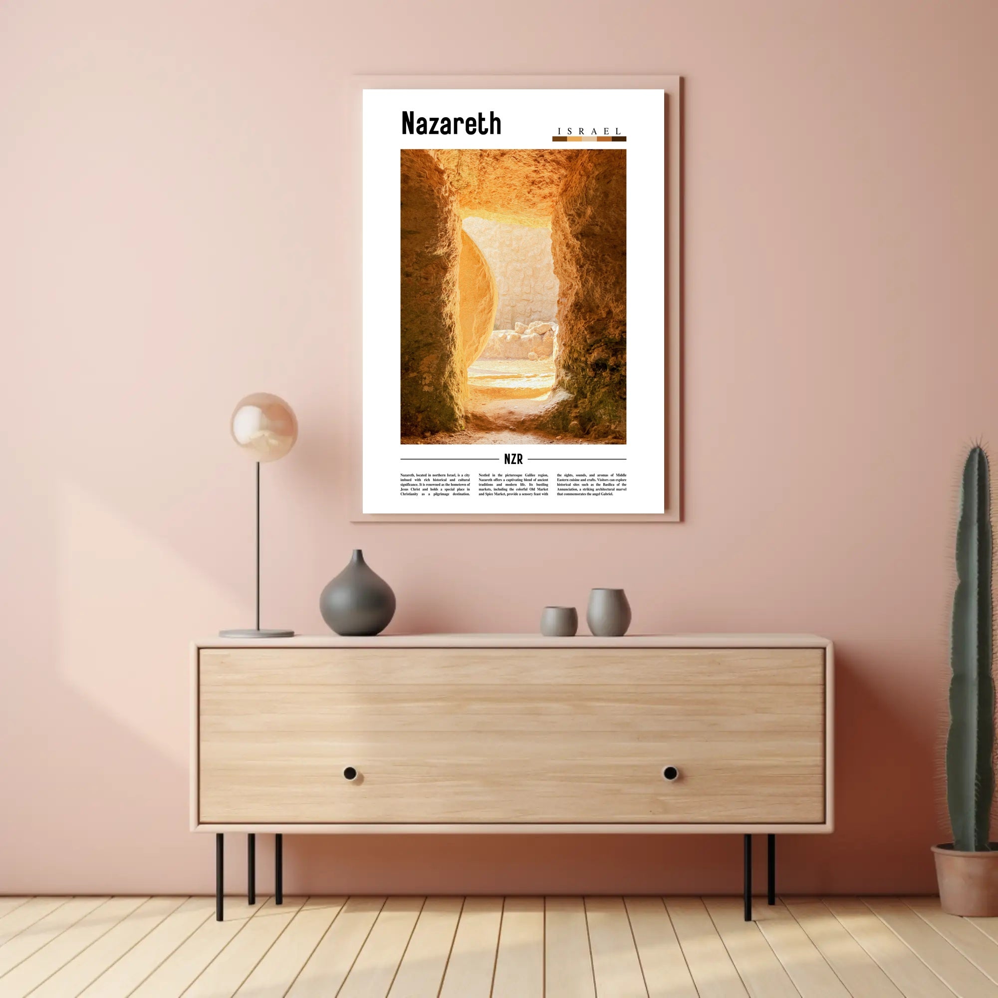 Nazareth Pilgrimage Cultural Heritage Poster PosterGoat