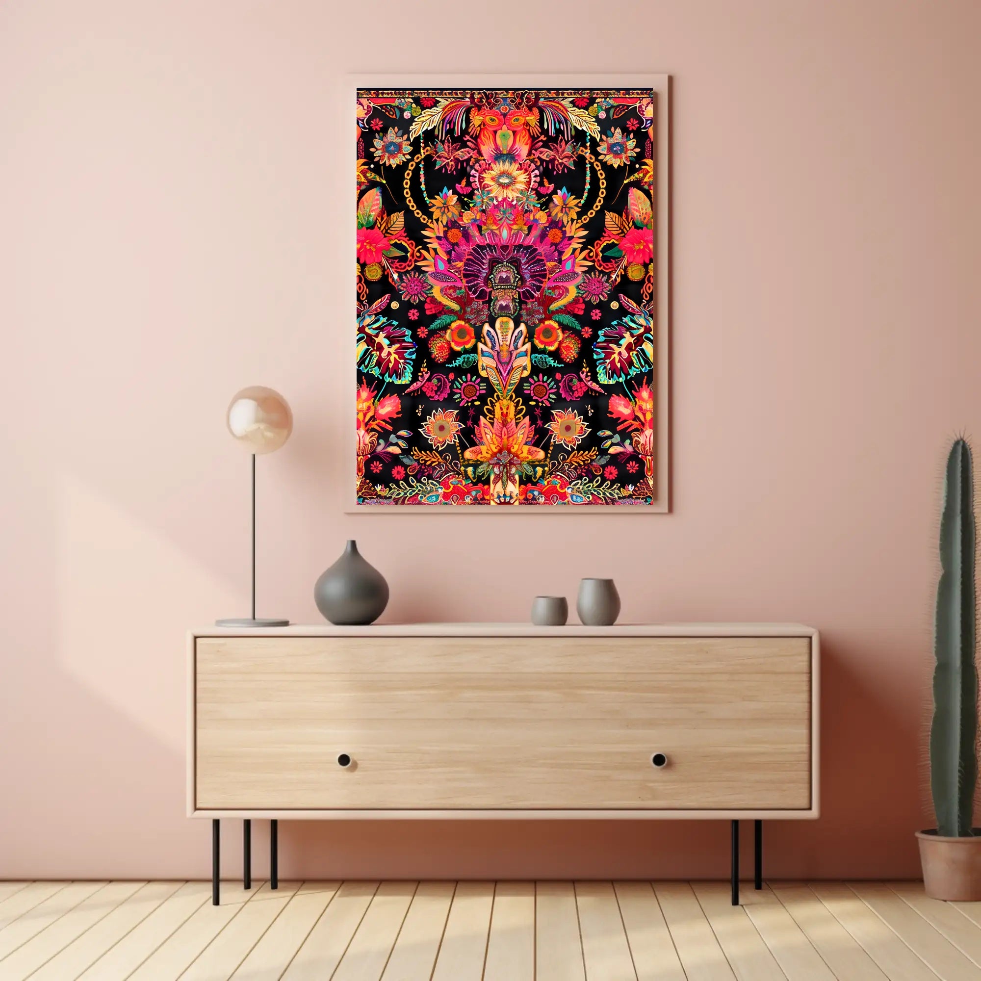 Abstract Art Poster: A Burst of Colorful Imagination