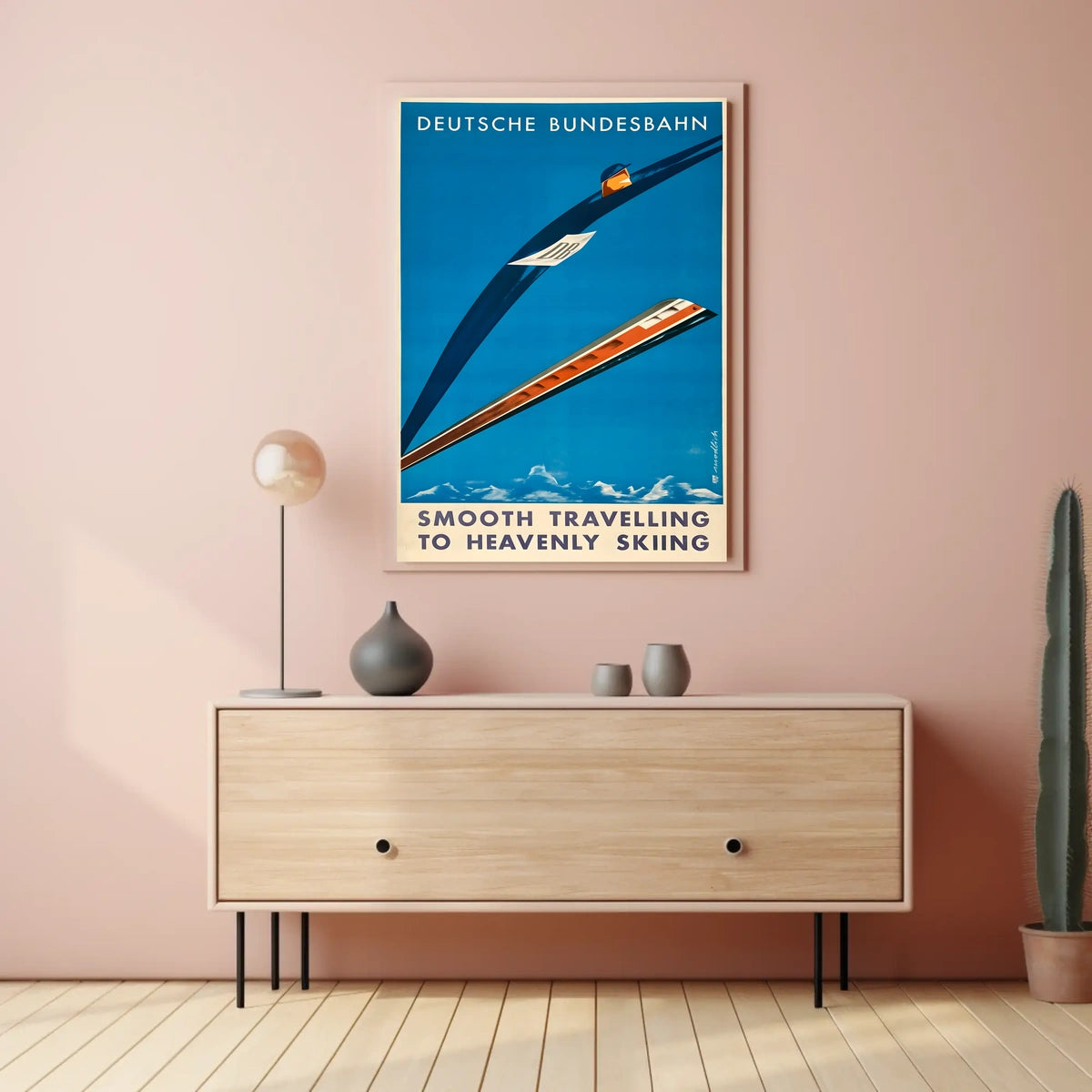 Deutsche Bundesbahn Smooth Travelling Poster
