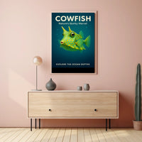 Cowfish NatureS Quirky Marvel Poster