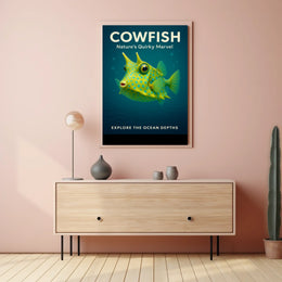 Cowfish NatureS Quirky Marvel Poster